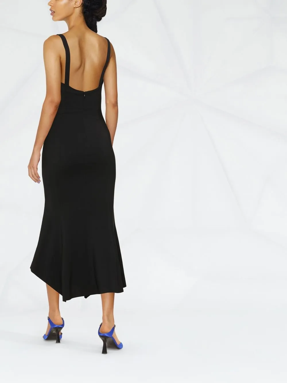  Alexandre Vauthier Ausgestelltes Kleid   Schwarz 
