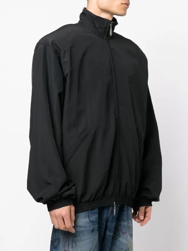 Balenciaga logo-print Zipped Track Jacket - Farfetch