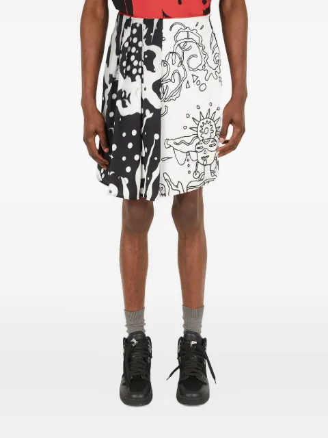 Honey Fucking Dijon abstract-print bermuda shorts