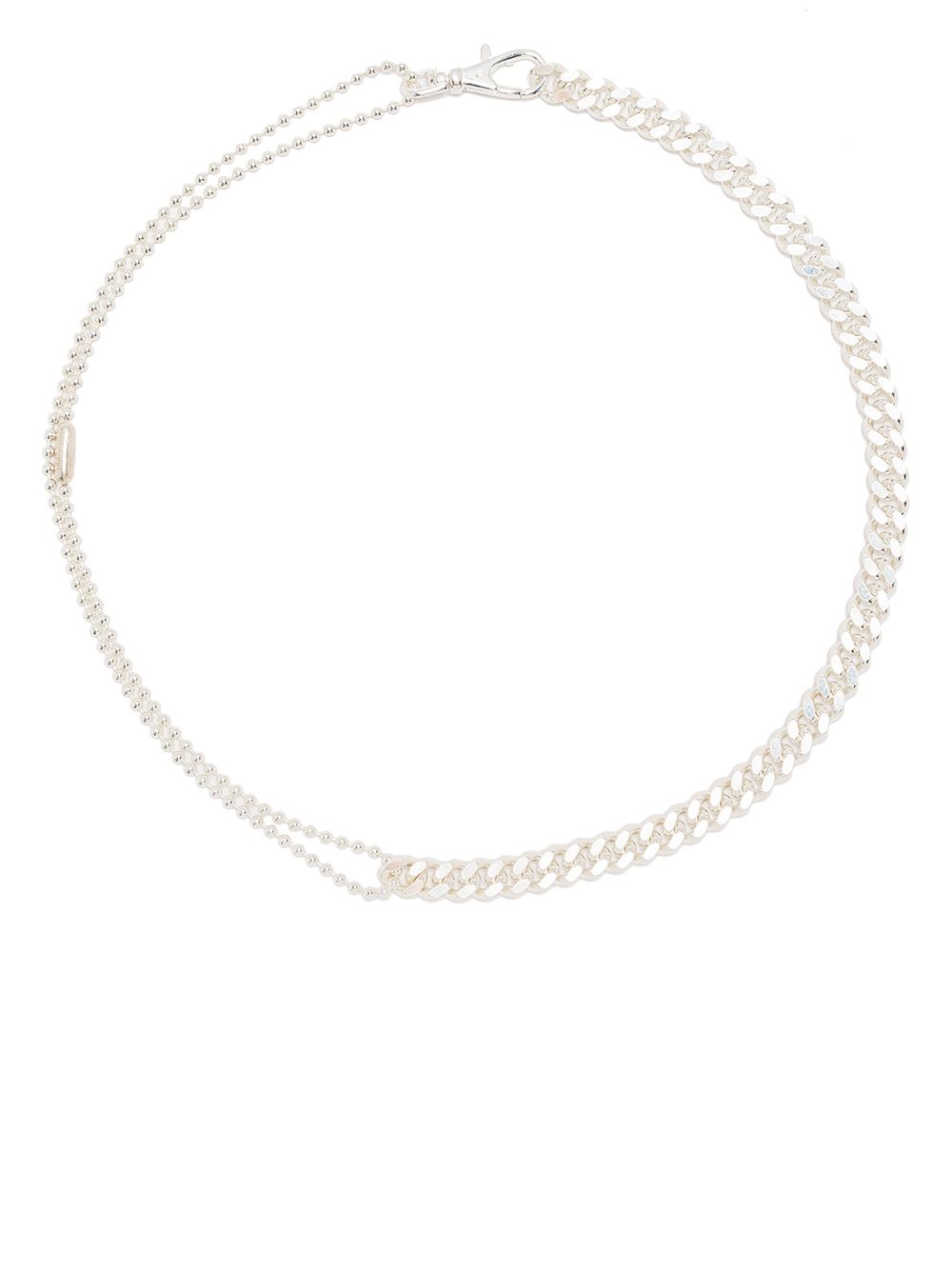 Martine Ali Danie Chain-link Necklace In Silver