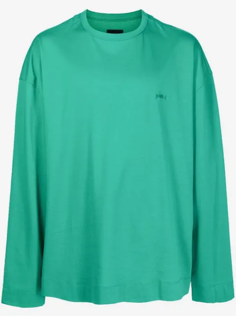 Juun.J logo-patch sweatshirt