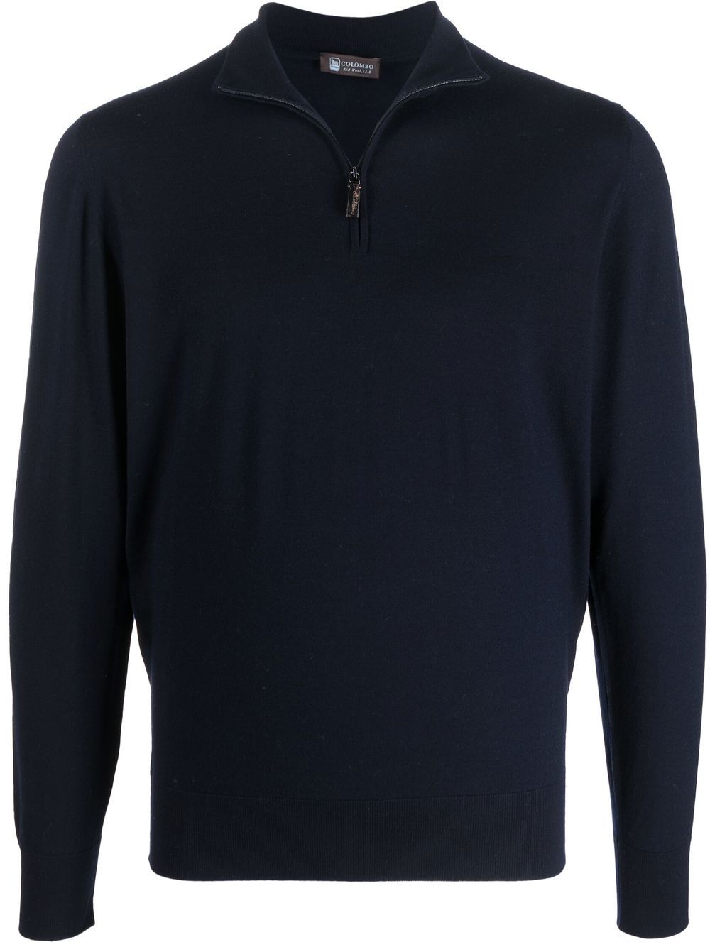 

Colombo mock-neck woolen jumper - Blue