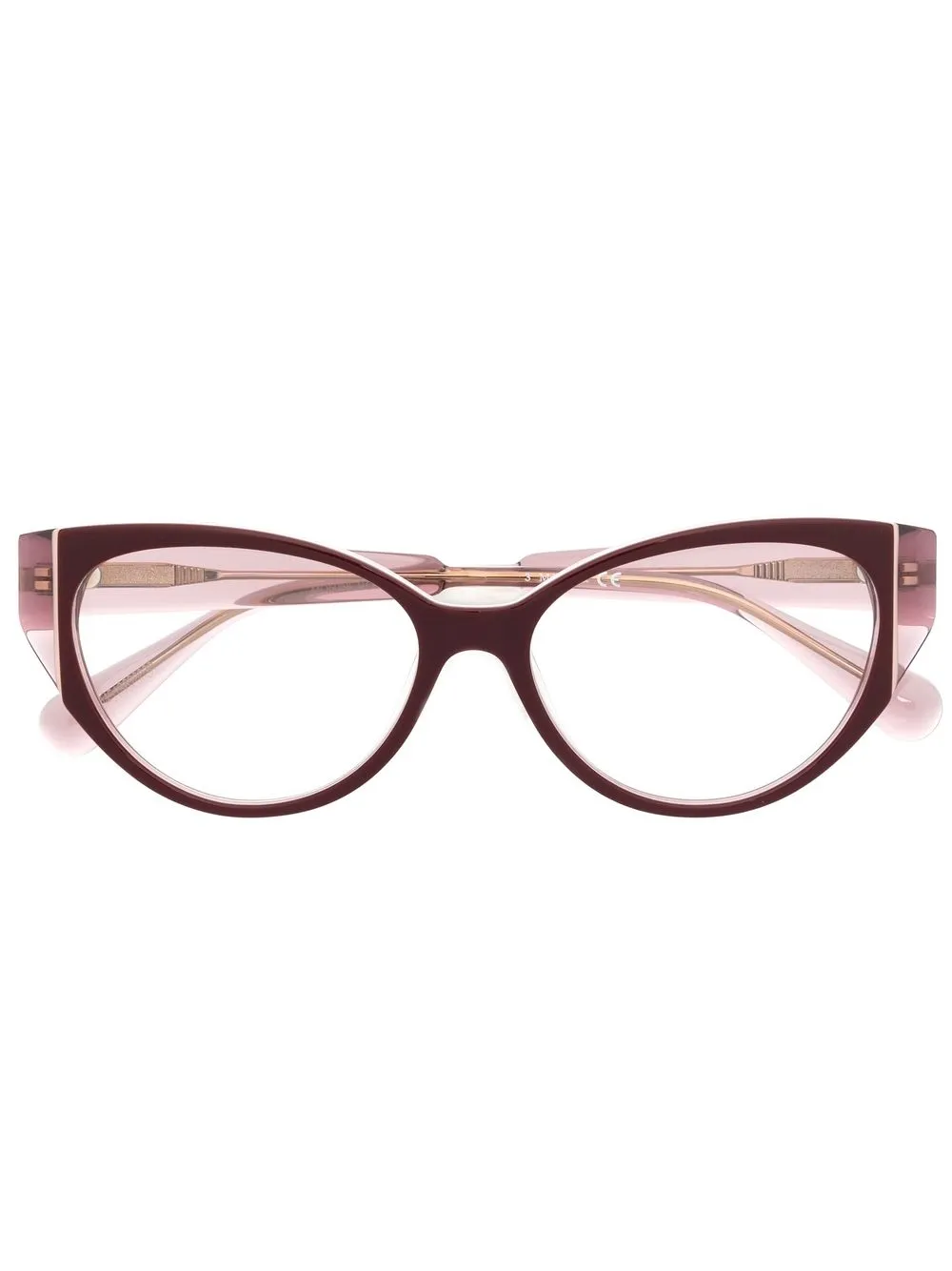 MAX&Co. Occhiali tondi - Rosso