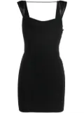 Nensi Dojaka sweetheart-neck backless mini dress - Black