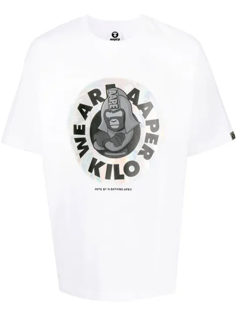 AAPE BY *A BATHING APE® graphic-print cotton T-Shirt 