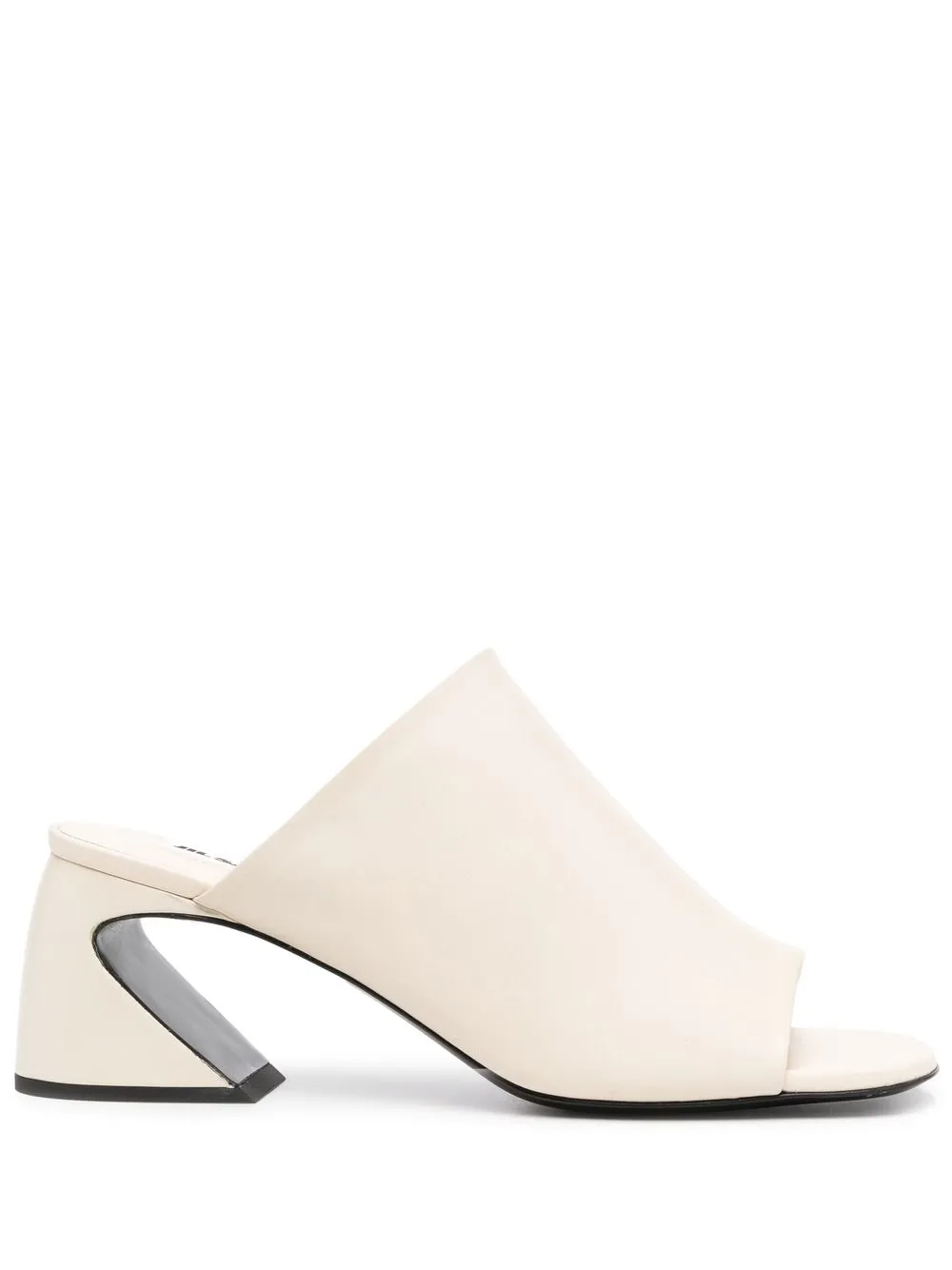 

Jil Sander cut-out heel open-toe mules - Neutrals