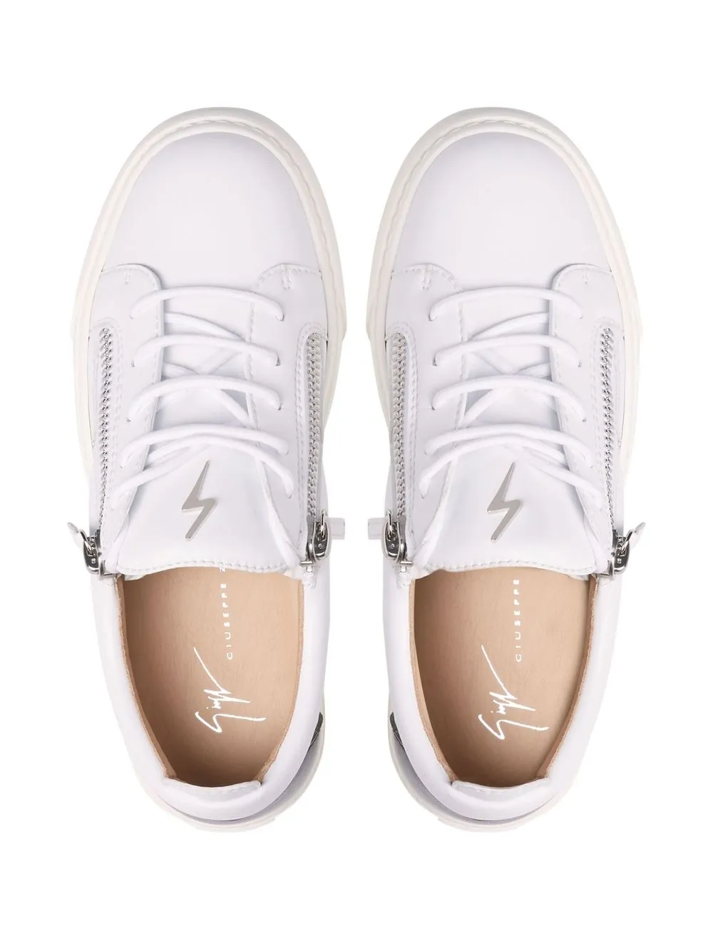 Giuseppe Zanotti Frankie ダブルジップ ローカットスニーカー