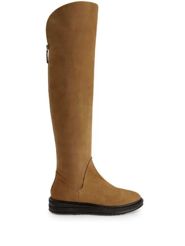 GIUSEPPE ZANOTTI 茶色スエードブーツ