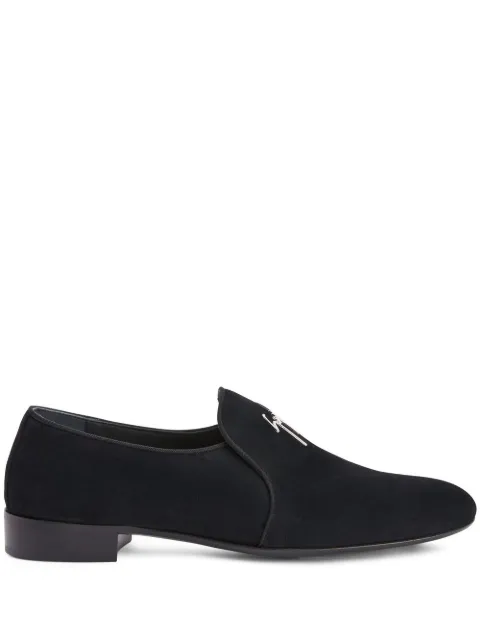 Giuseppe Zanotti Fergus logo-plaque loafers