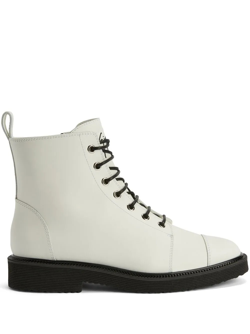 

Giuseppe Zanotti botas cargo Thora con cordones - Blanco