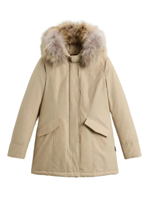 Woolrich fur-trimmed hooded jacket