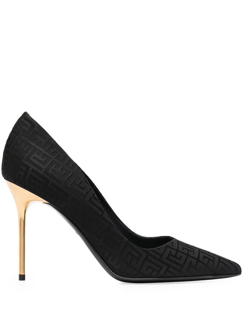 

Balmain monogram stiletto pumps - Black