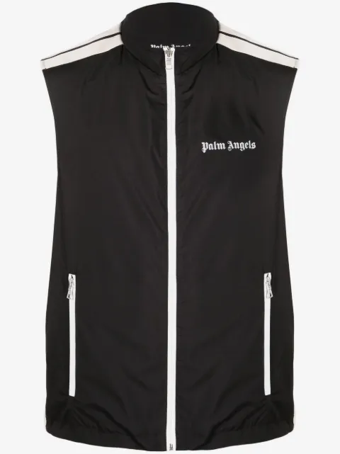 Palm Angels veste zippée à logo imprimé