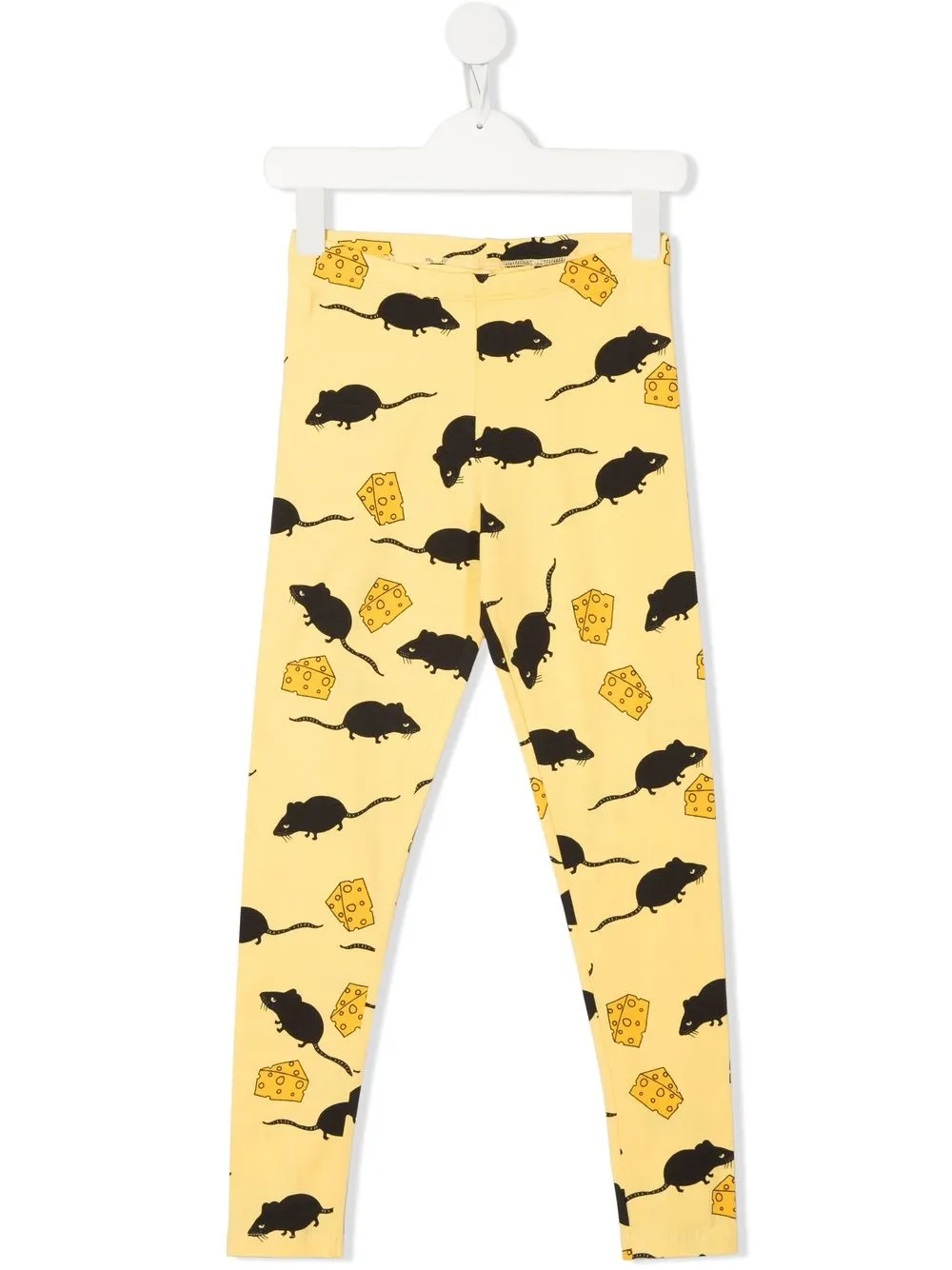 

Mini Rodini leggins con ratones estampados - Amarillo