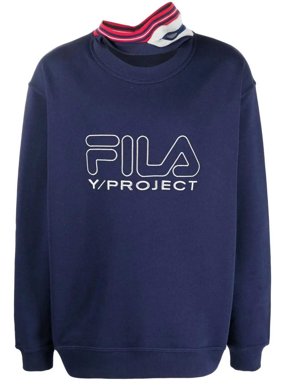 

Y/Project x FILA three collar jumper - Blue