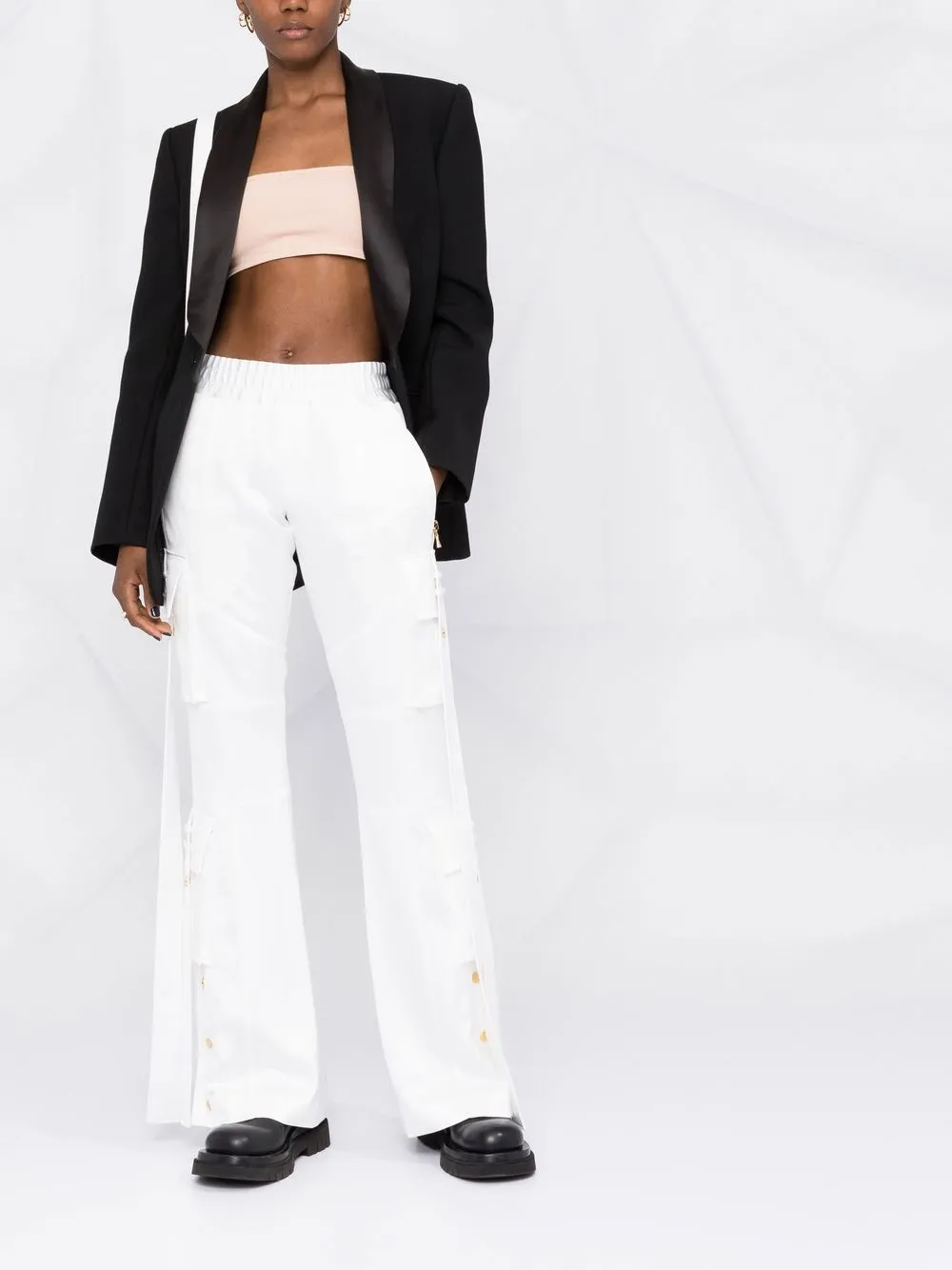 Balmain Strapless top - Beige