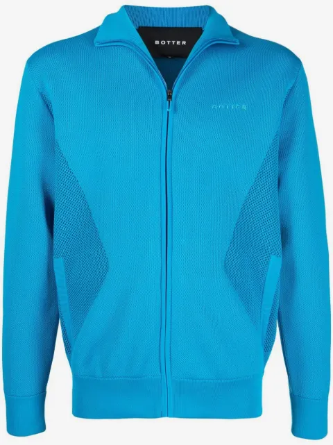 Botter embroidered-logo zip-up sweatshirt