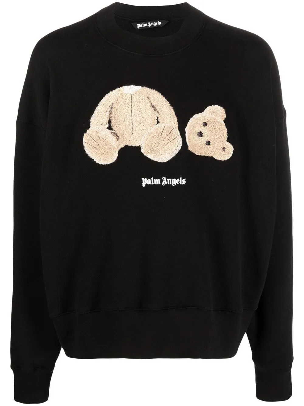 

Palm Angels sudadera con motivo Bear - Negro