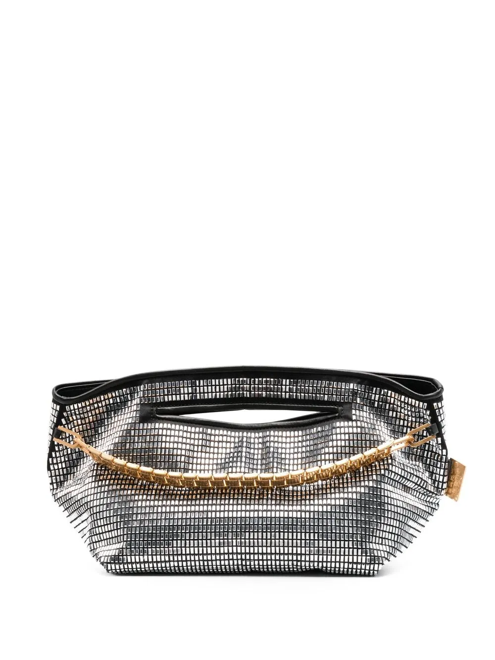 

Balmain bolsa de mano con detalles de cristal - Gris
