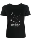 Maison Margiela numbers-motif cotton T-shirt - Black