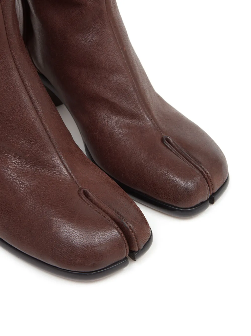 Affordable Maison Margiela Tabi leather ankle boots Men