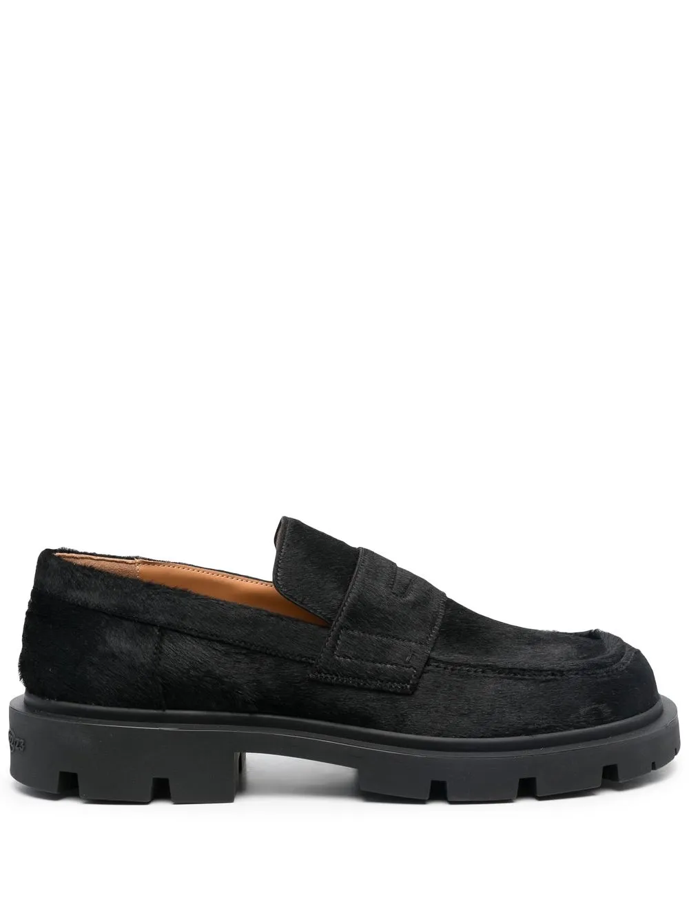 

Maison Margiela ridged-sole detail loafers - Black