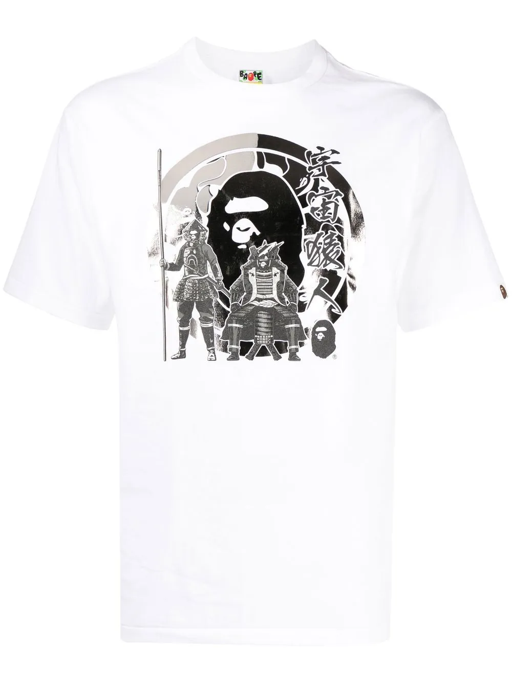 

A BATHING APE® graphic-print cotton T-Shirt - White