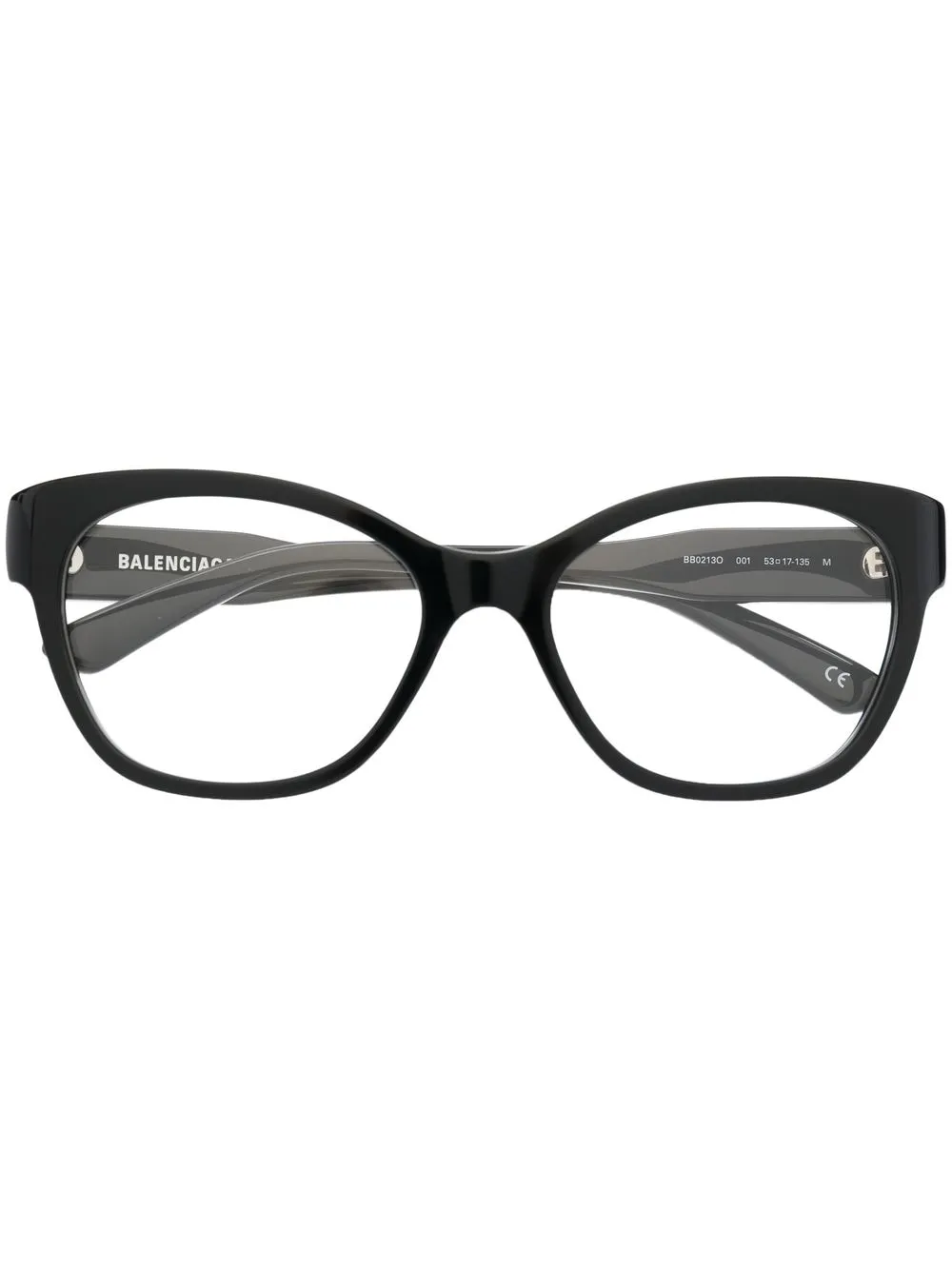 

Balenciaga Eyewear lentes con armazón cat eye - Negro