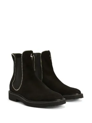 Giuseppe Zanotti Homme Suede Leather Ankle Boots Giuseppe Zanotti Boots men - Black | IU30017 | GIGLIO.COM main image 3