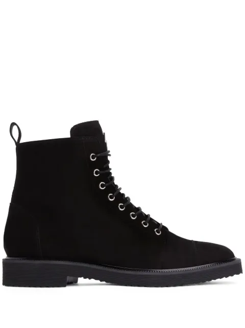 Giuseppe Zanotti lace-up suede ankle boots
