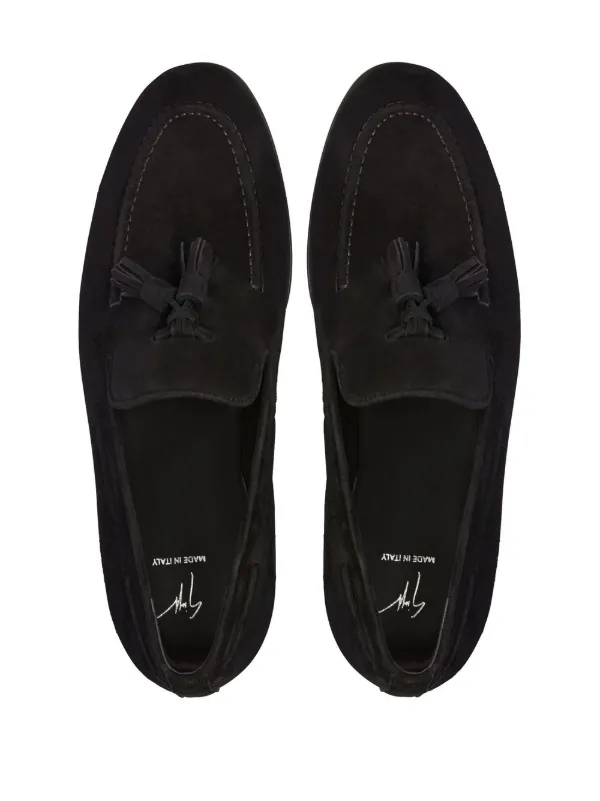 安い購入 Zanotti Giuseppe Eloys ブラック | タッセルローファー 靴