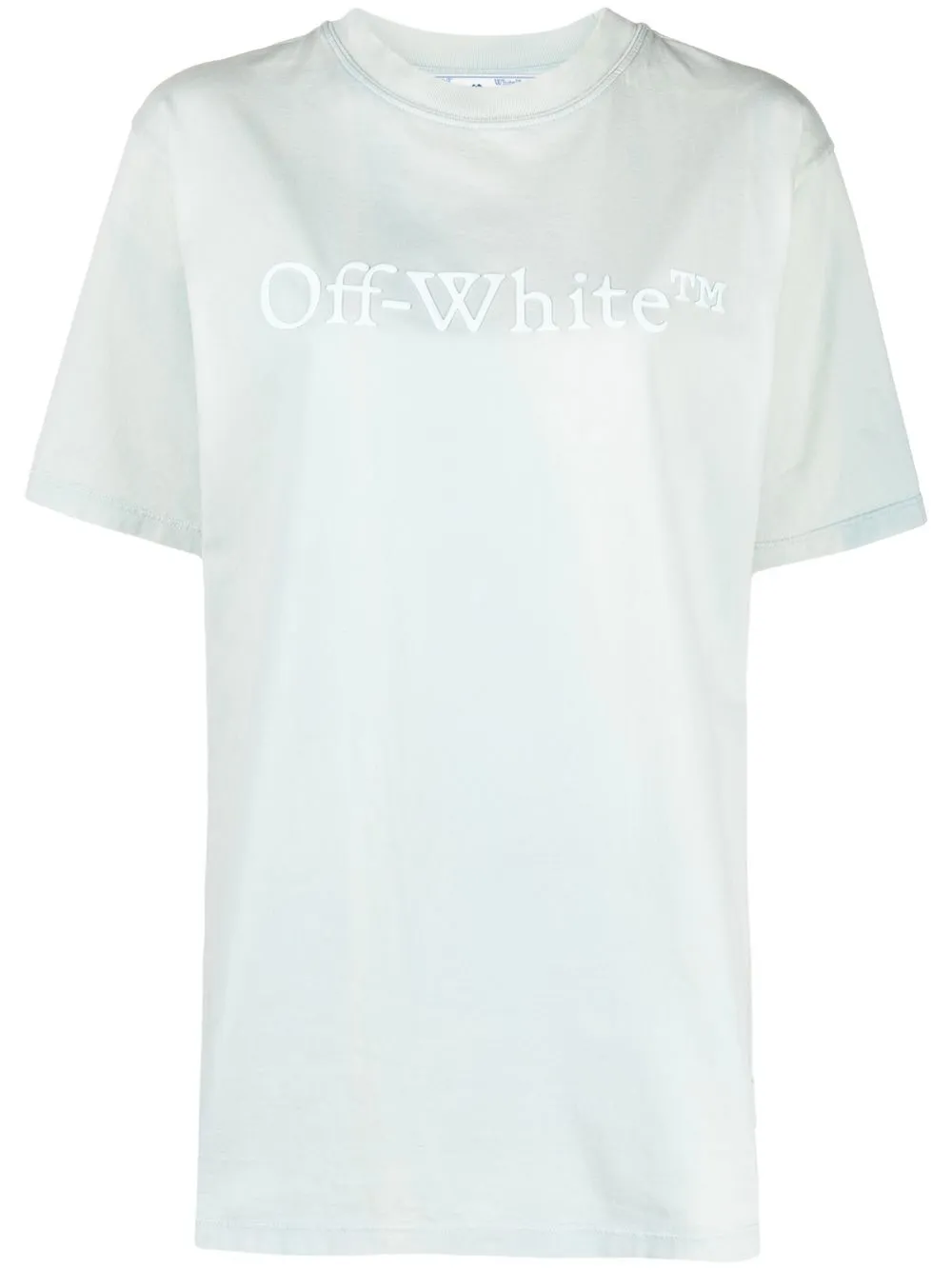 

Off-White playera manga corta con logo estampado - Azul