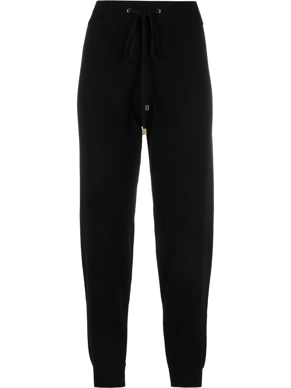 

Elisabetta Franchi pantalones con logo bordado - Negro