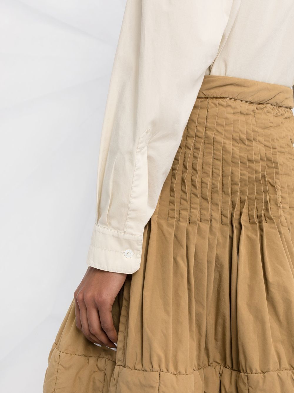 lemaire pleated skirt