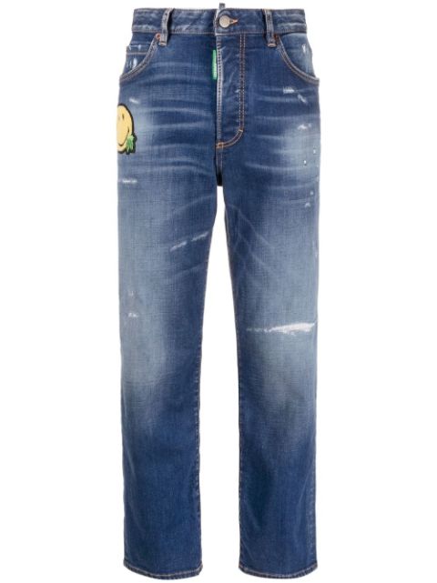 DSQUARED2 Smiley Boston straight-leg jeans Women