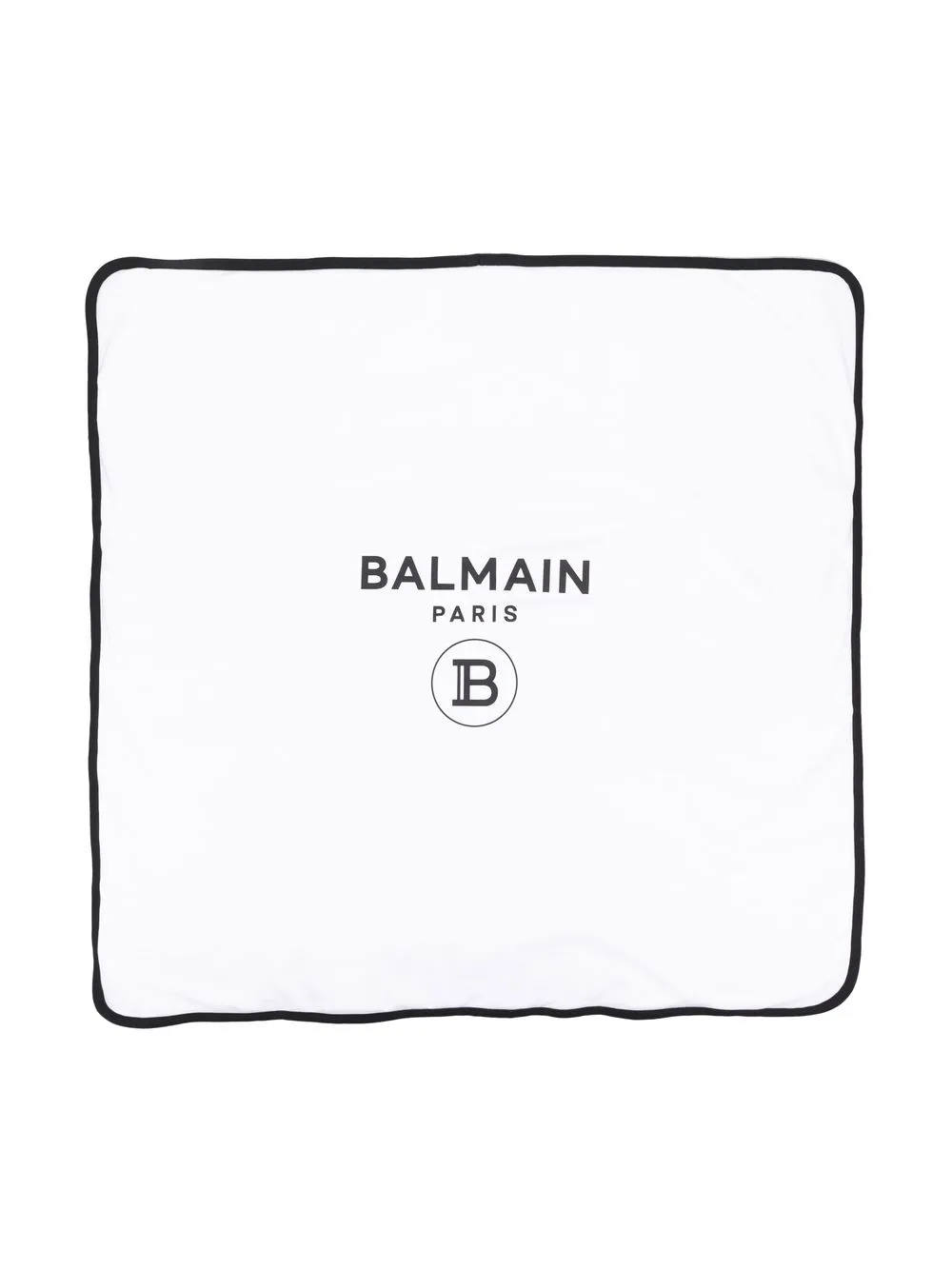 Balmain Logo-print Blanket In White