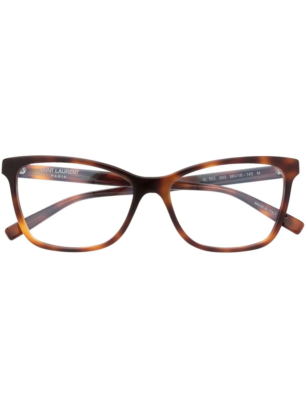 

Saint Laurent Eyewear lentes con armazón rectangular - Marrón