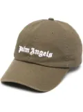 Palm Angels logo-embroidered baseball cap - Green