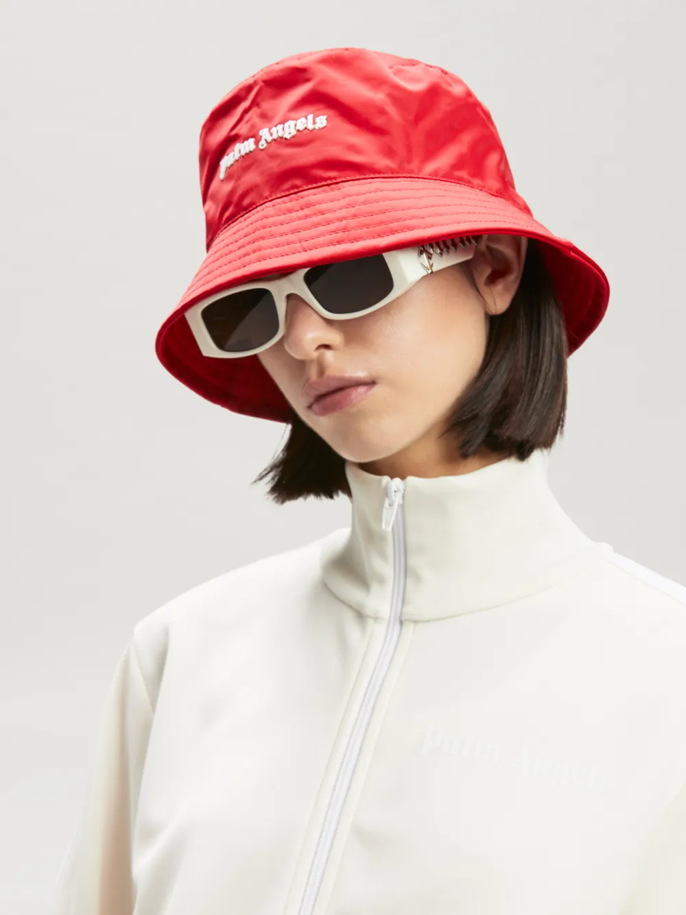 CLASSIC LOGO BUCKET HAT Palm Angels® Official