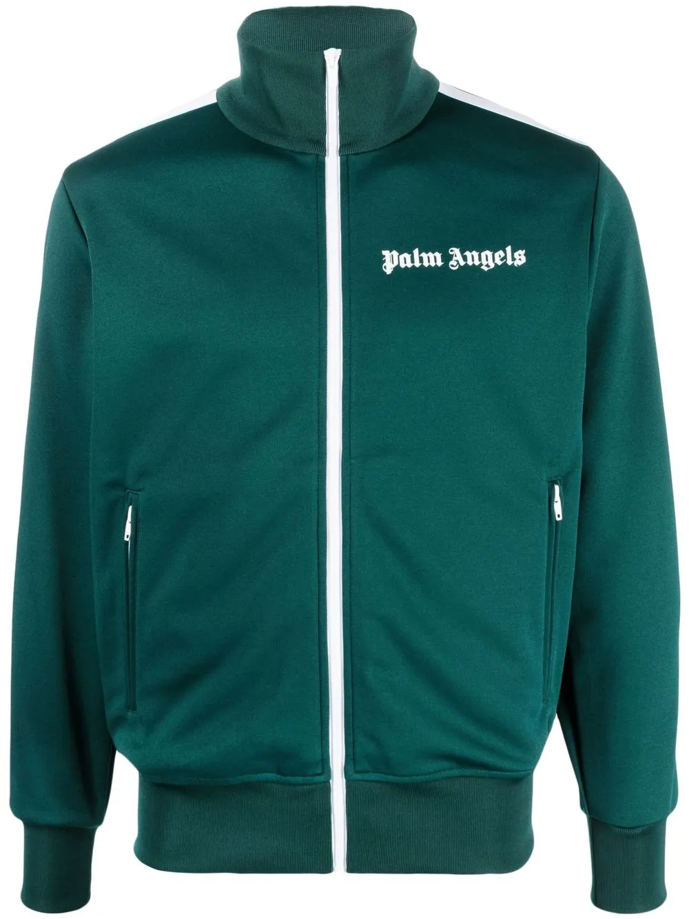 

Palm Angels logo-print track jacket - Green