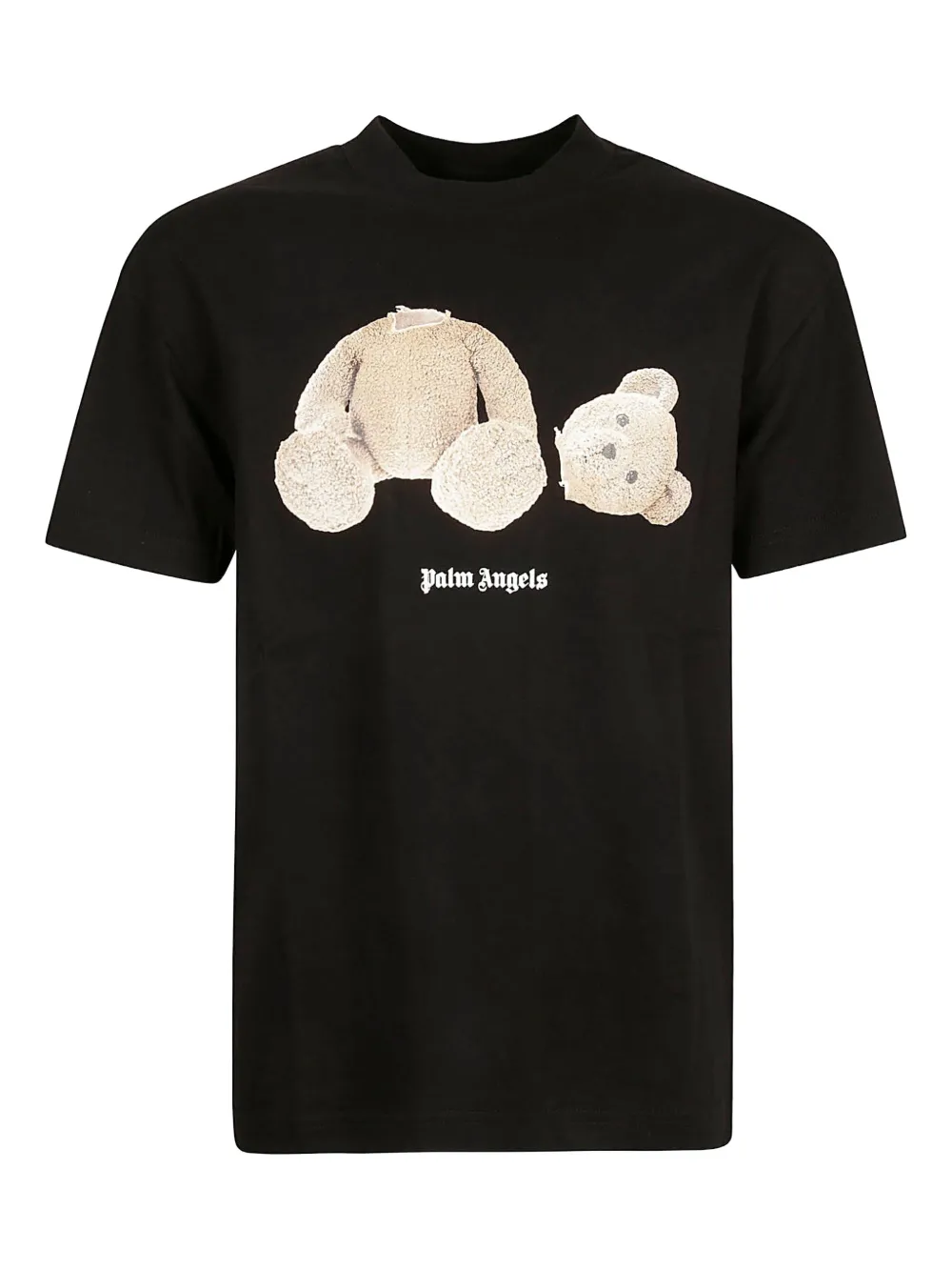 【超人気】　Palm Angels Tシャツ　ベア　バックプリント　アーチロゴ Palm Angels bear-print T-shirt | Black | FARFETCH