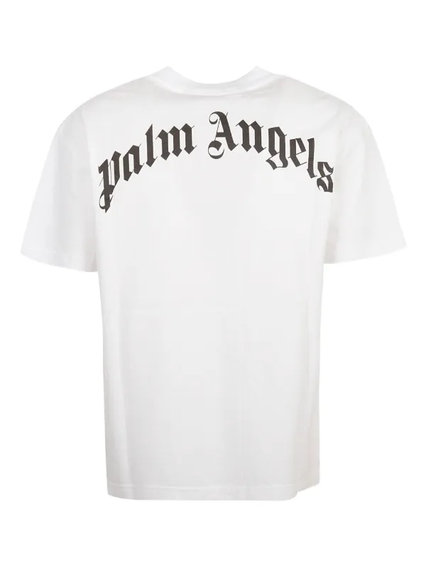 Palm Angels Broken Bear Cotton T-shirt | White | FARFETCH