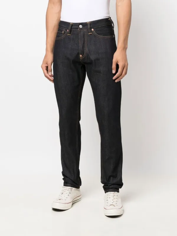 EVISU logo-print slim-fit Jeans - Farfetch