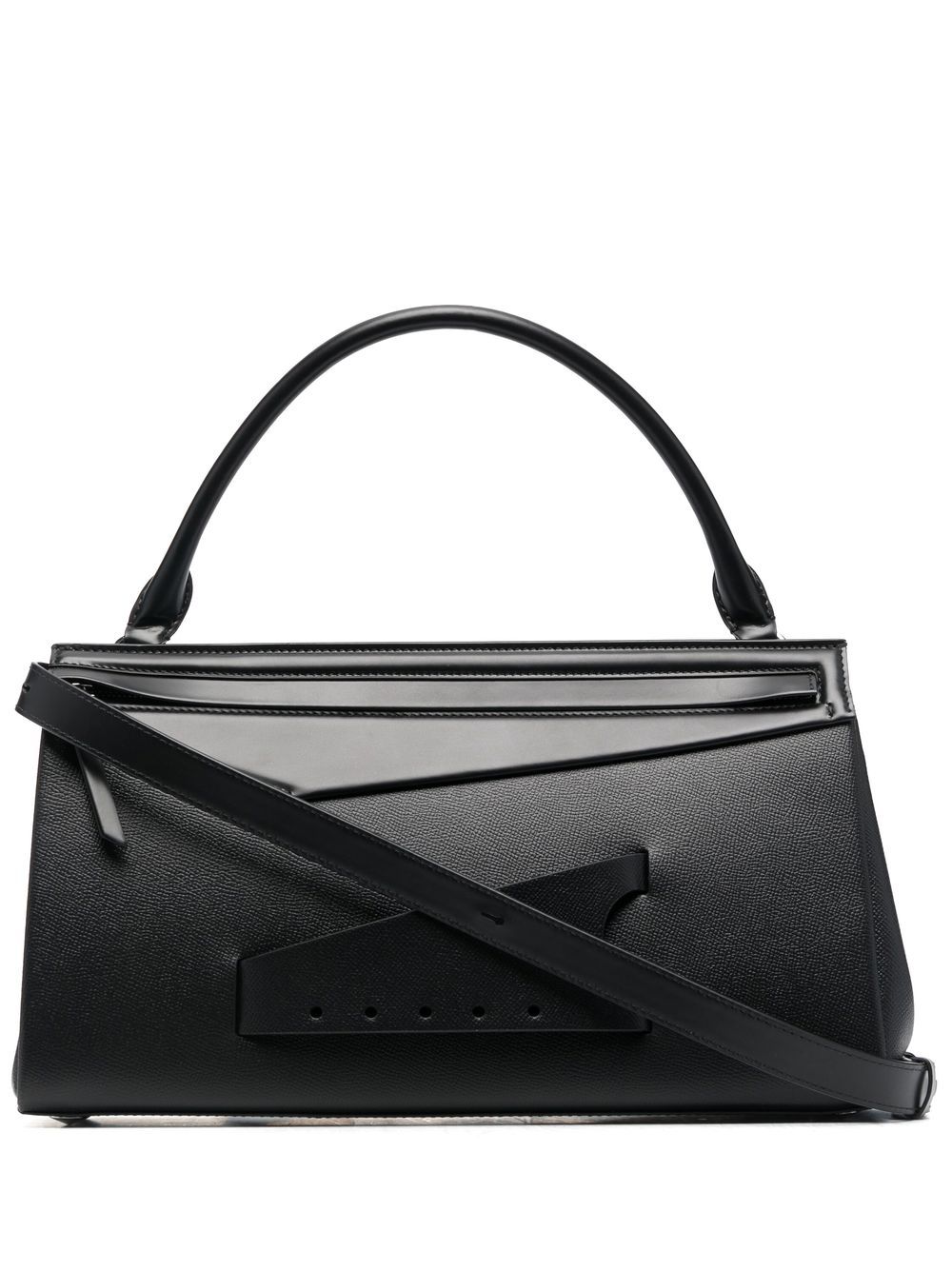 

Maison Margiela bolsa de mano con paneles geométrico - Negro