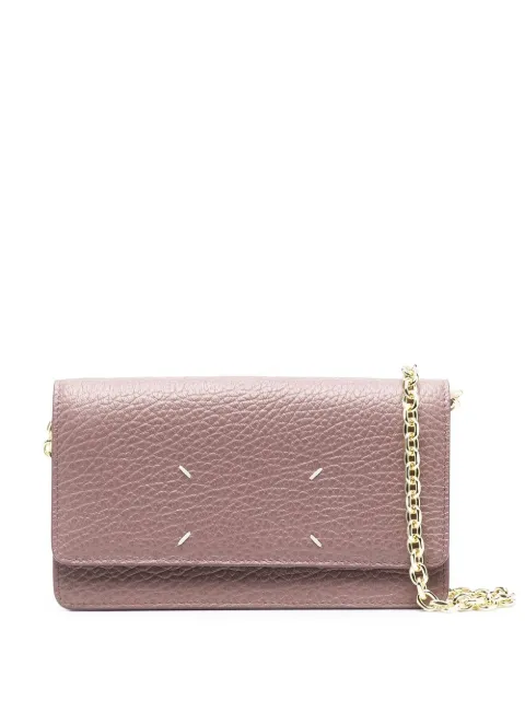 Maison Margiela grained leather clutch bag