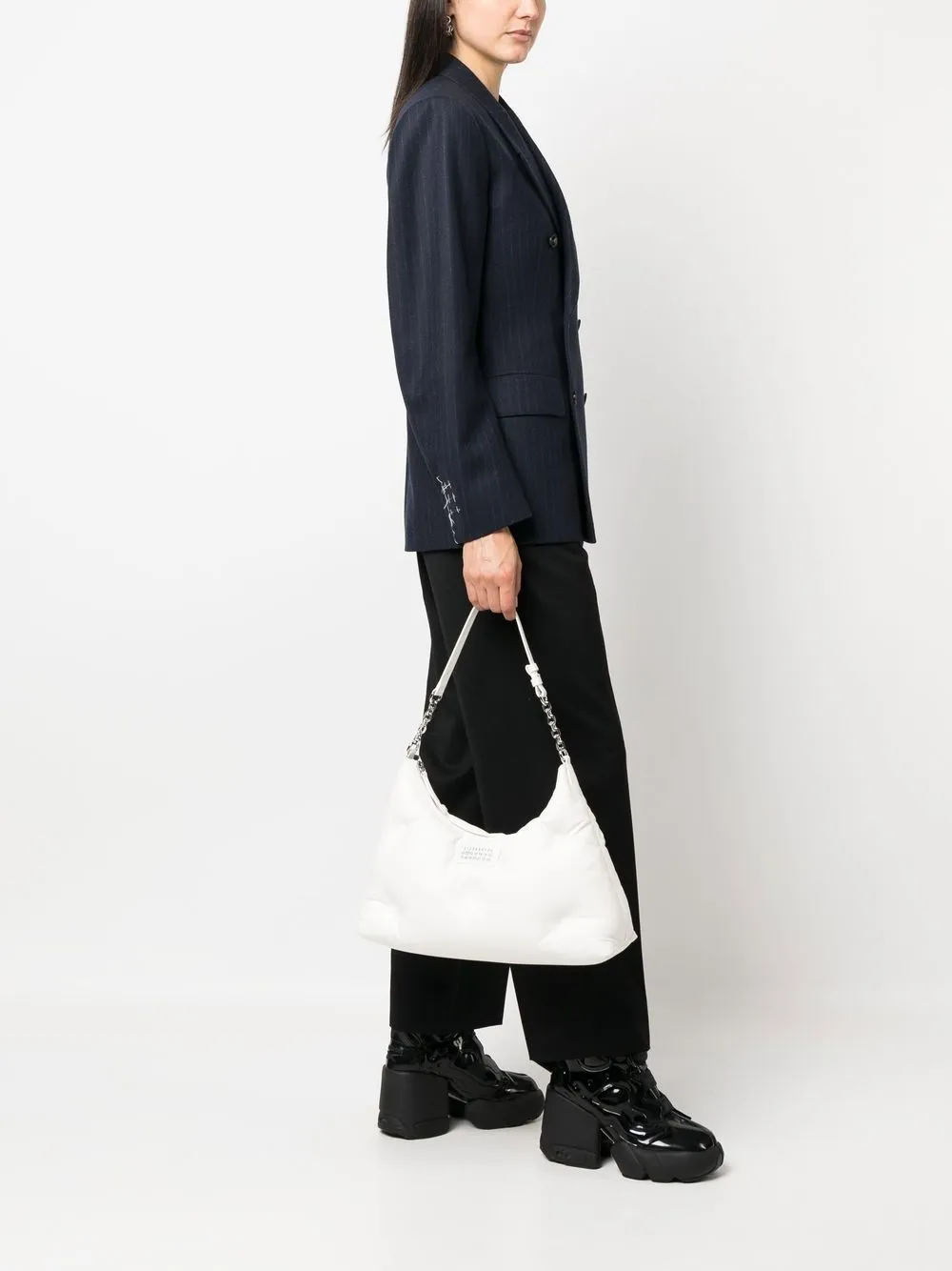Maison Margiela Glam Slam schoudertas - Wit