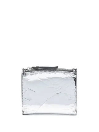 【冬バーゲン★特別送料無料！】 Broken Margiela Maison Mirror JP FARFETCH | シルバートーン | 二つ折り財布 小物