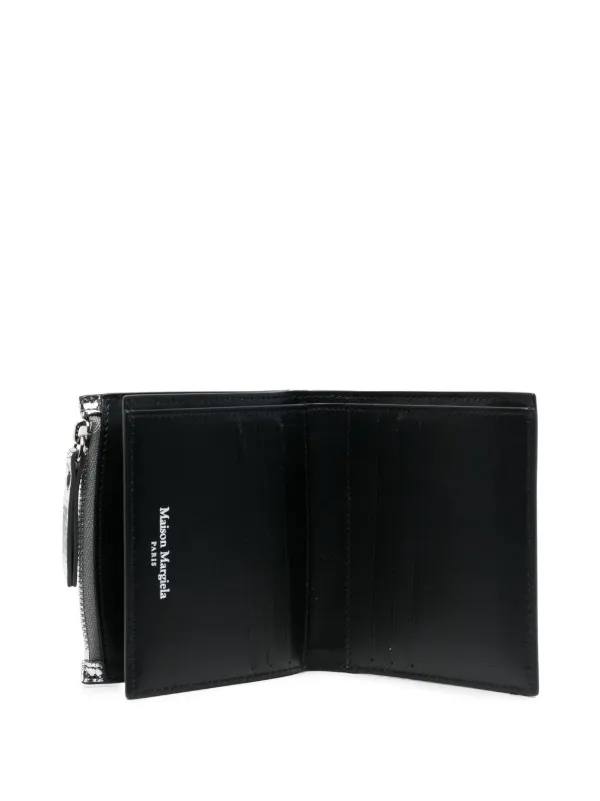 Maison Margiela metallic-leather bi-fold Wallet - Farfetch