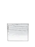 Maison Margiela Broken Mirror leather card holder - Silver