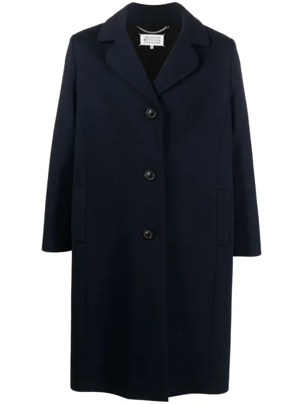 Maison Margiela Milano-stitch single-breasted Coat - Farfetch